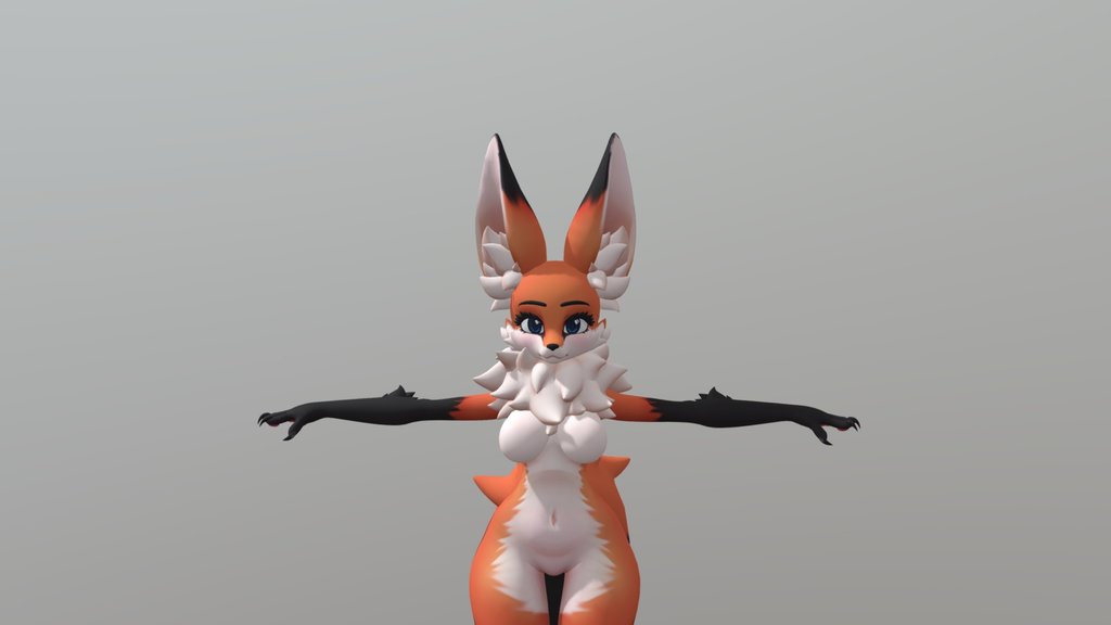 Baller Fox (Redux/No clothes)