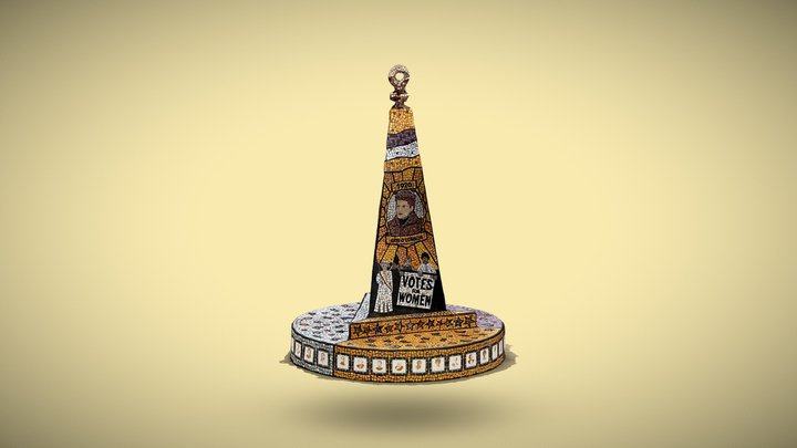 Women’s Centennial Sculpure 3D Model