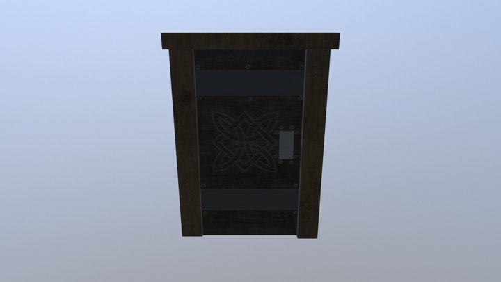 Door - Viking Hall 3D Model