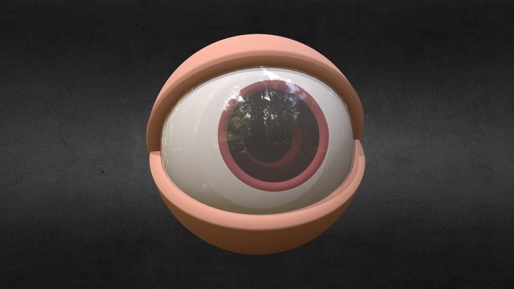 Simple Cartoon Eye _ Anil 3D Model