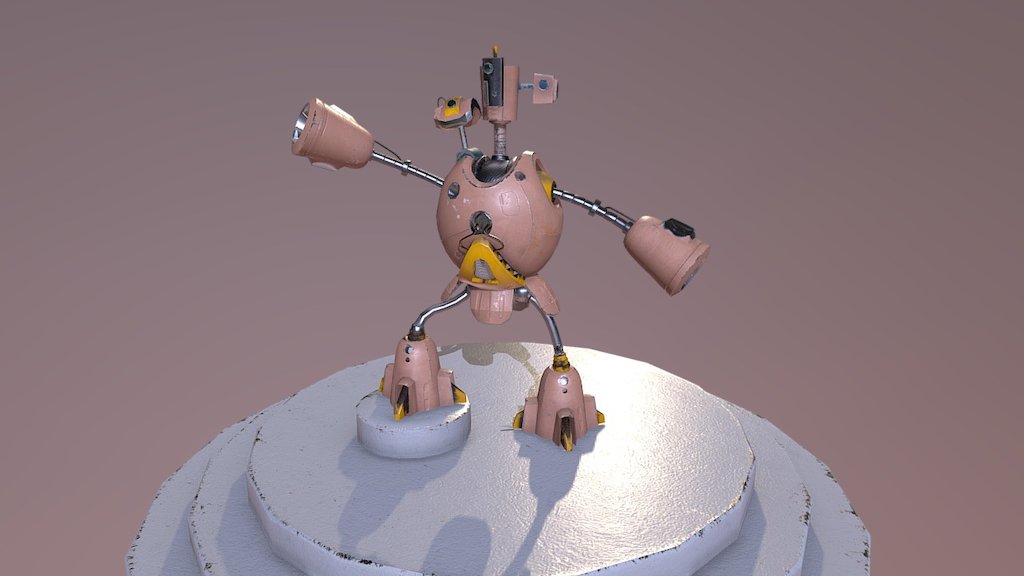 Futuristic Funny Robot