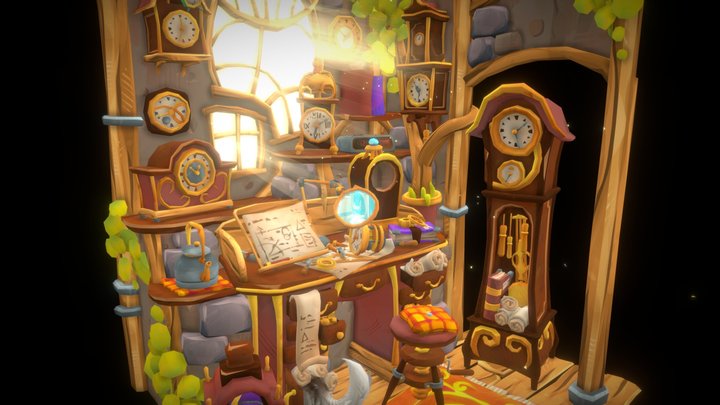 Warm Dawn of Spring 3D Model