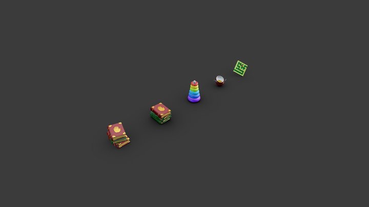 Retry School - Color - Accent and balance 3D Model