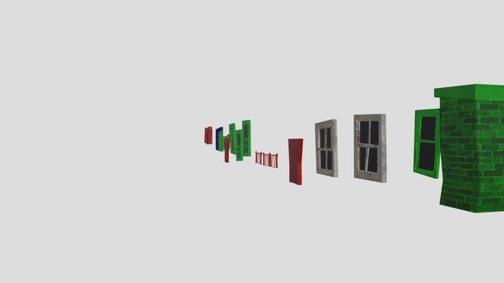 Hello Neighbor 2 Generic Part House 3D Model