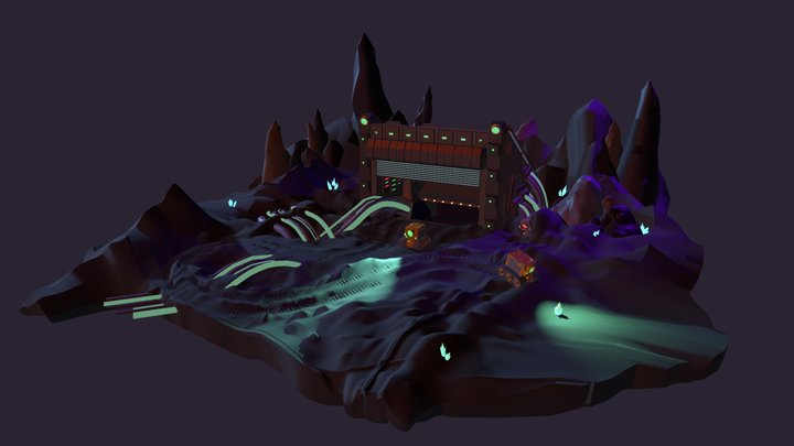 Сrystal mining_Weekly 3D Model