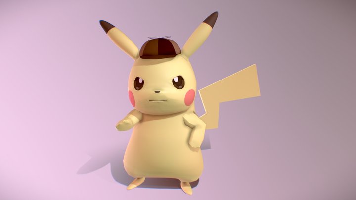 Detective Pikachu 3D Model