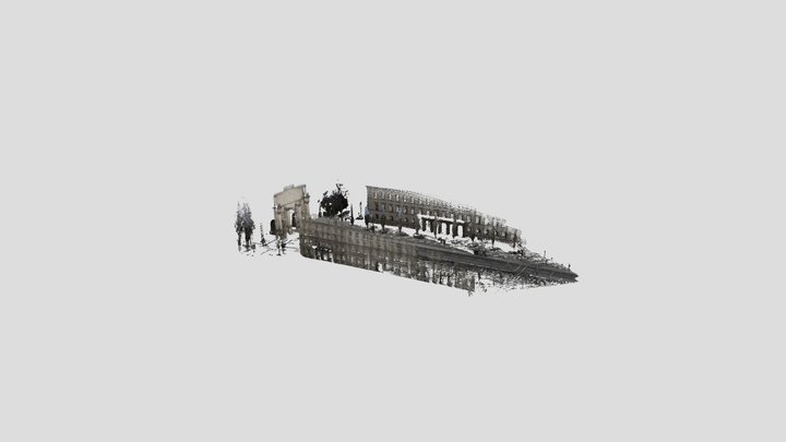Siegestor 3D Model
