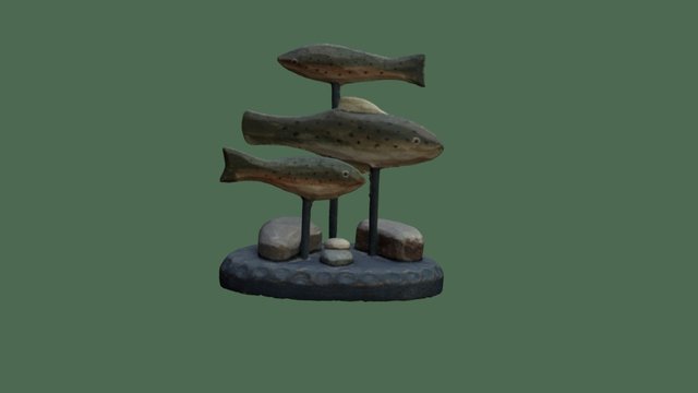 Fish Figurine 3D Model