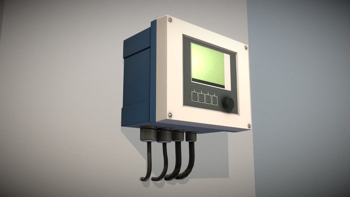 Electricity-display-control-element-2 3D models - Sketchfab