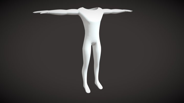 [Modelado] Cuerpo sin cabeza desde 0 3D Model