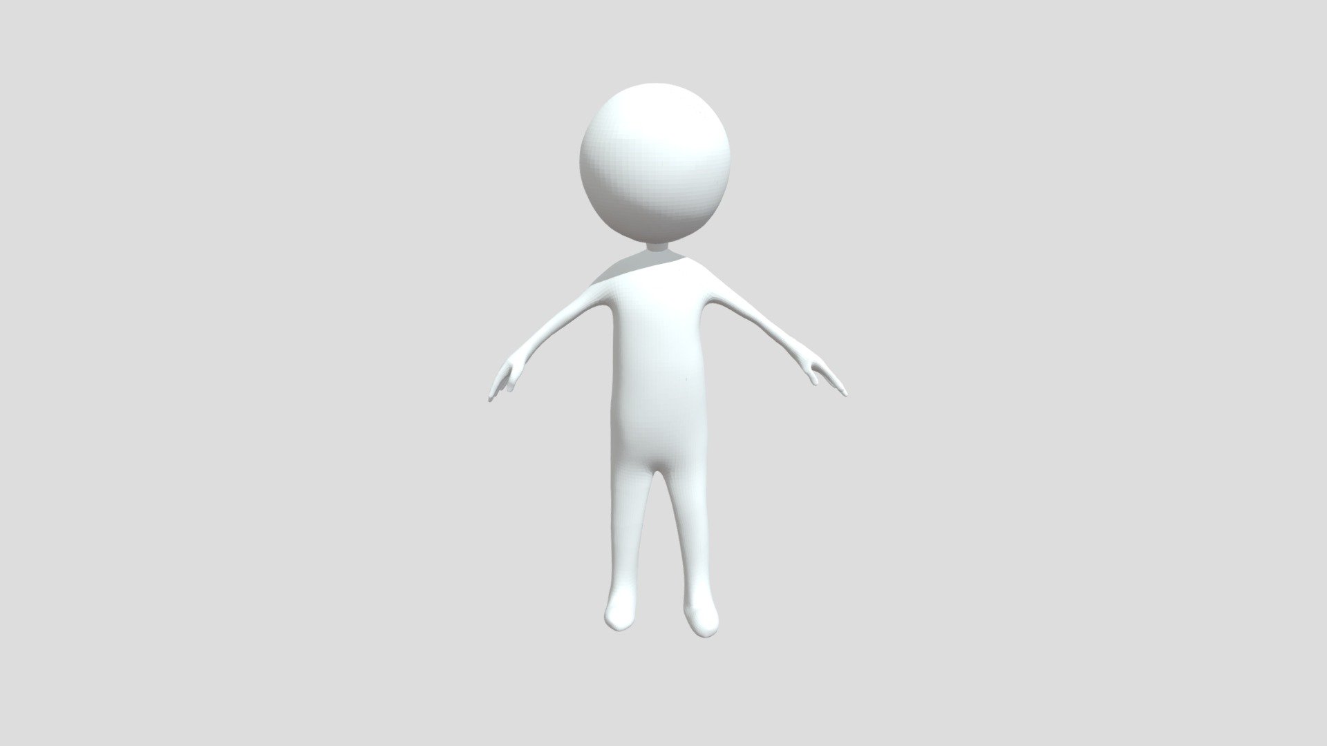 Stick man. (fully rigged) - Download Free 3D model by maleeshapinsarafu