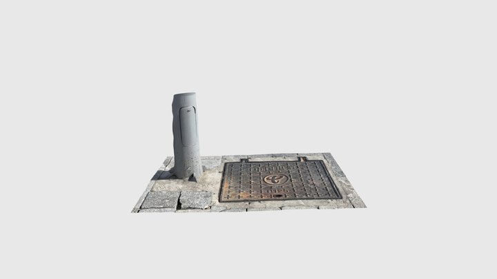 Manhole cover 3D Model