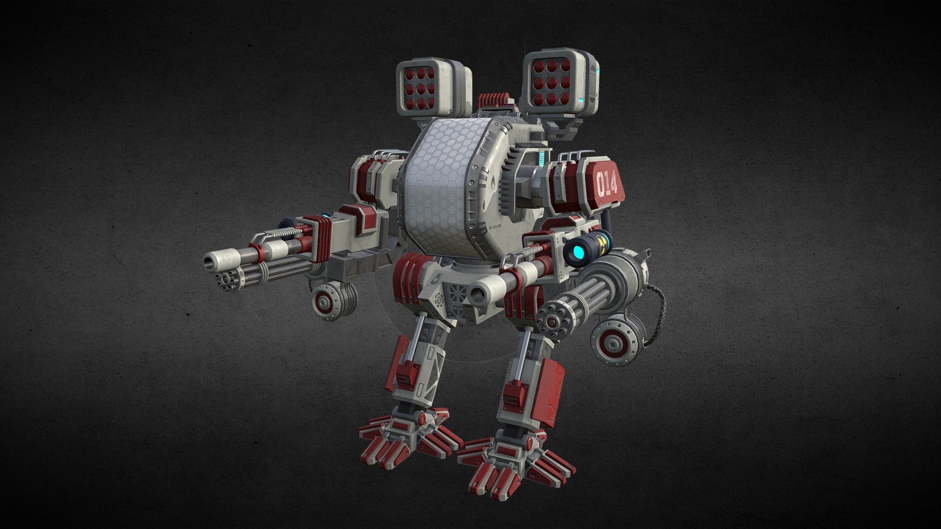 MECH - 3D model by Yojik3d [71eb0fd] - Sketchfab