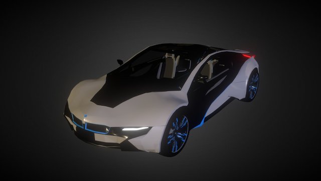 BMW I8 3D Model