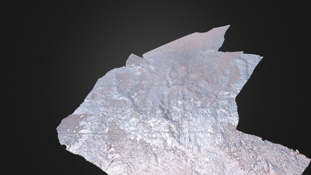 Preliminary model of a talus slope (Swiss Alps)