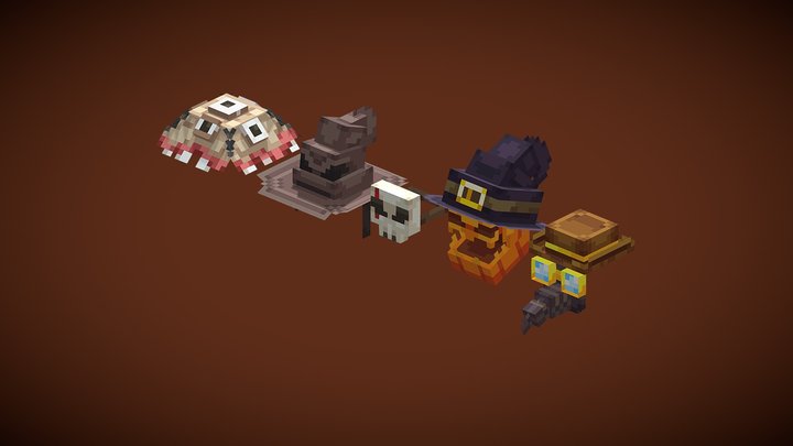 Halloween Cosmetics 3D Model