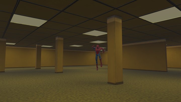 spiderman in backrooms_ 3D Model