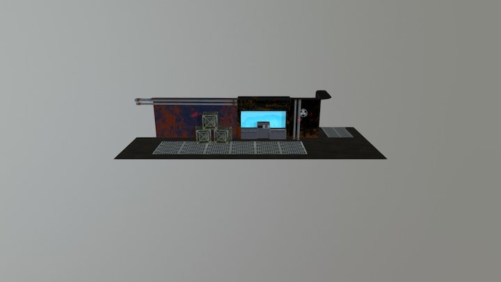 Undersea Hallway 3D Model
