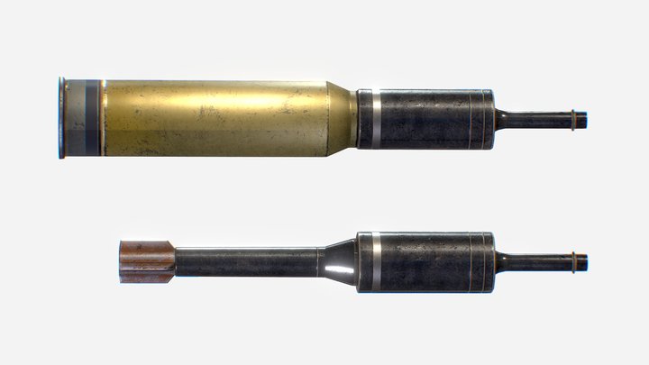 Projectile_M325-120mm 3D Model