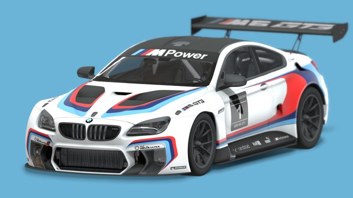2016 BMW M6 GT3 – Free 3D Model STL