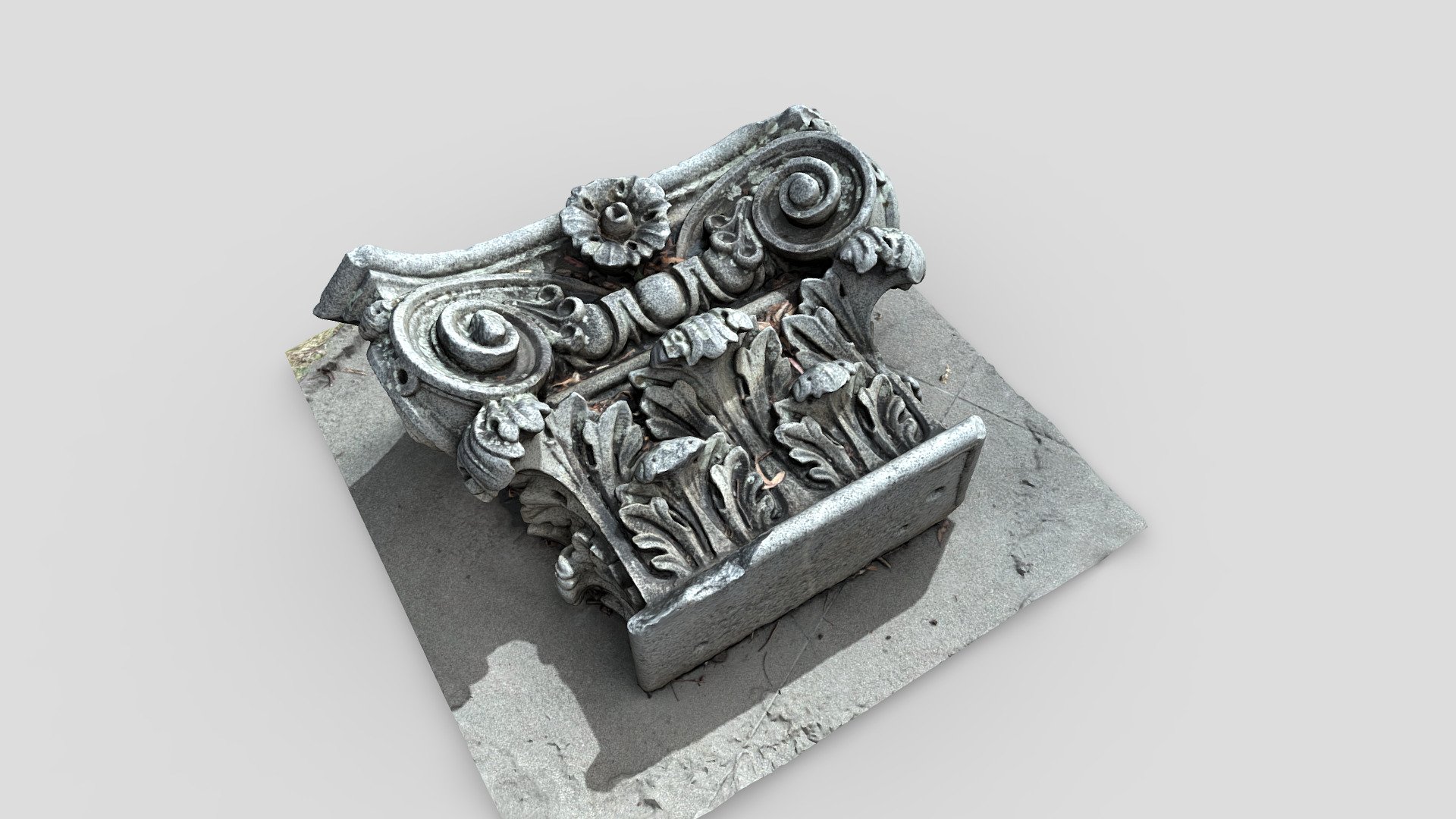 Historic Decorative Stone Block