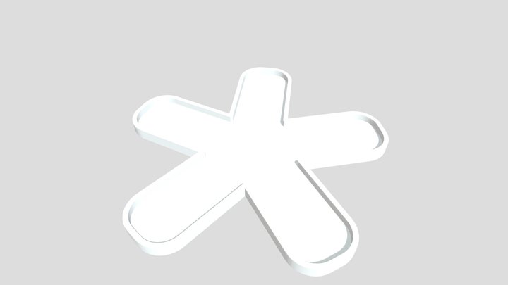 GNAC flower mould top 3D Model
