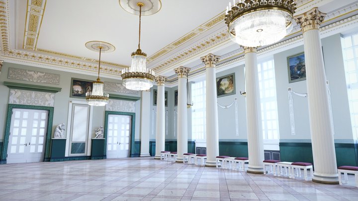 Webersaal 3D Model
