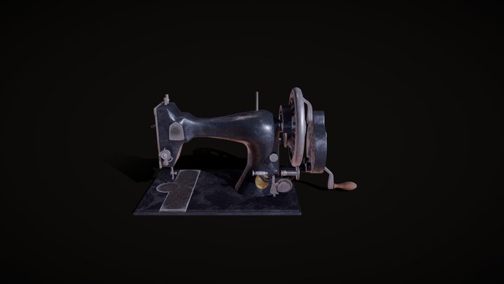 Singer 28k Sewing Machine 3D Model