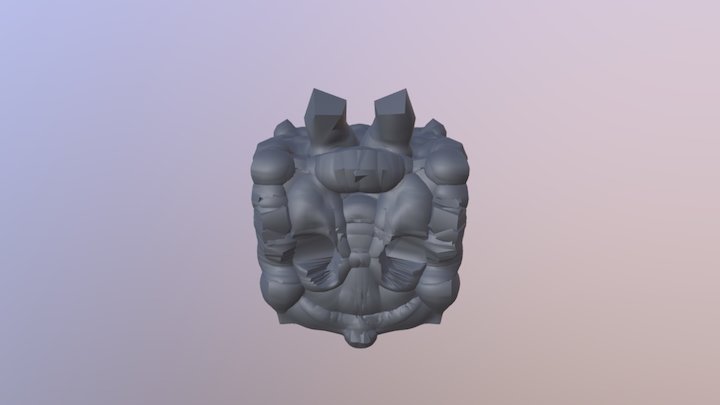 Cloud Man (untextured) 3D Model