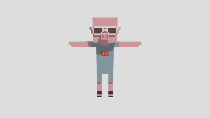toast's meebit 3D Model