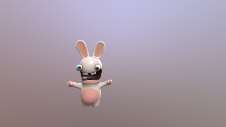 Crazy Rabbit 3D Model