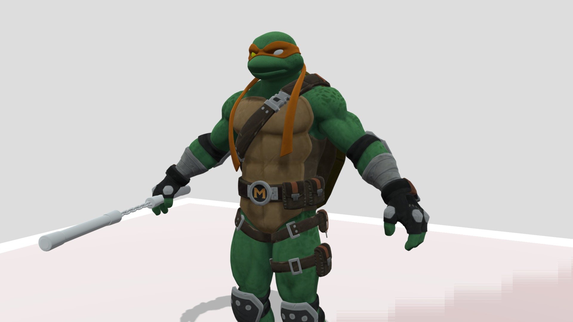 Michelangelo__tmnt____fortnite - Download Free 3D model by ...