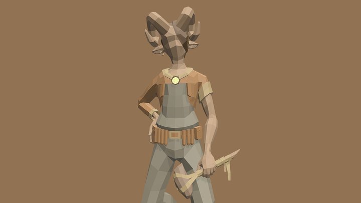 Tipo um sátiro 3D 3D Model