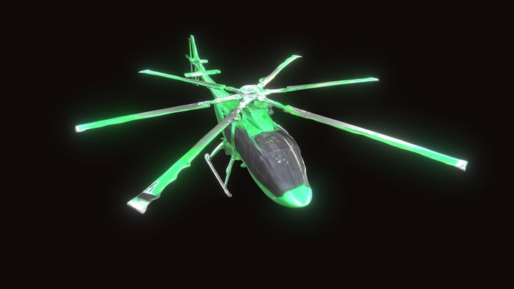 Futuristic Luxury Chopper 🚁✨ – Modello 3D gratuito STL