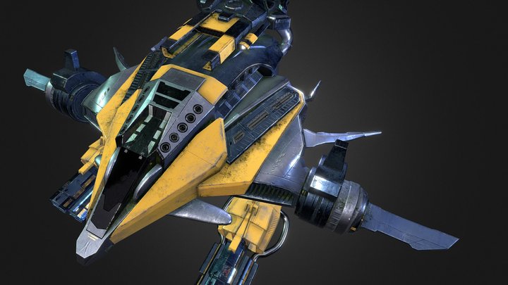 Subseige Marine fighter 3D Model