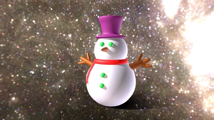 snowman 3D Model