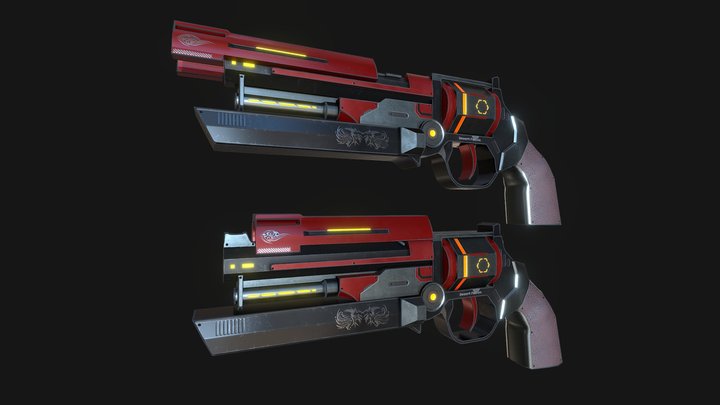 Revolvers 3D Model