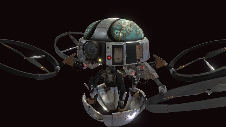 GAP Final Drone - Outpost 20 3D Model