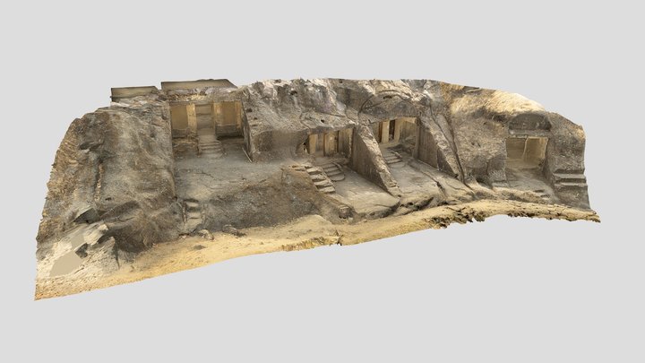 カンヘーリー第88 - 91窟 | Kanheri Caves nos. 88 - 91 3D Model