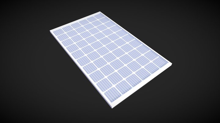Solar Panel | 60 Cell | Standard | 300 Watt 3D Model