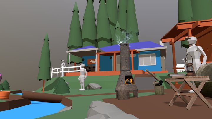 Forest Loner - Update chosen Diorama and House 3D Model