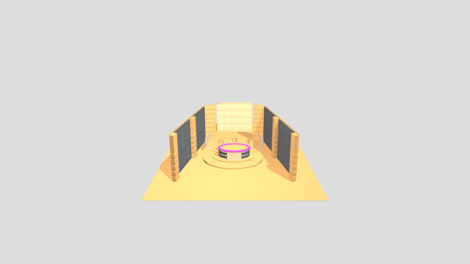 Mini Studio Low Poly - Download Free 3D model by yodesignproject ...