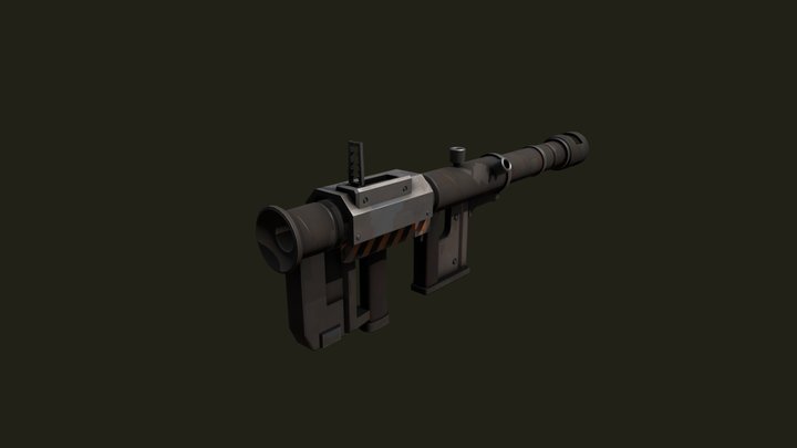 The Iron Dream - Rocket Launcher for TF2 3D Model