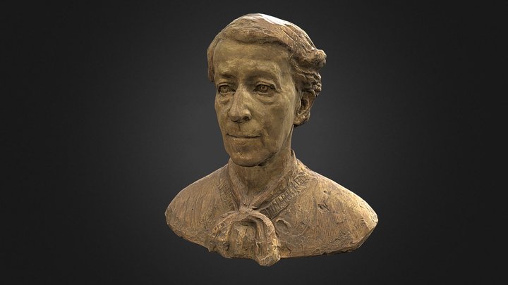 Sculpture of Vida Lahey by Daphne Mayo 3D Model