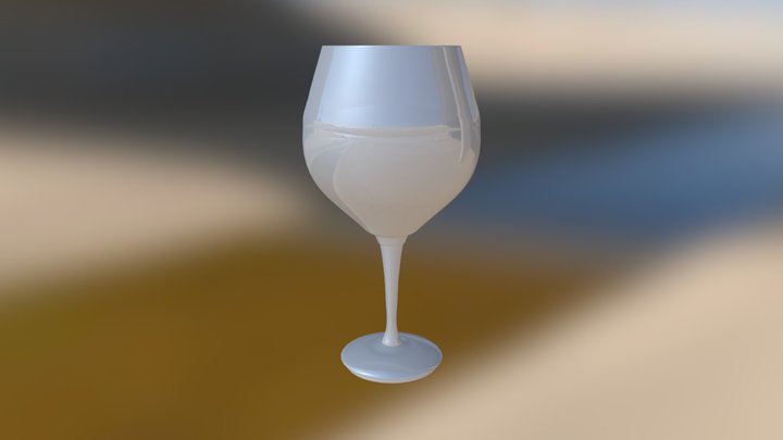 Day 3 (wine glass) 3D Model