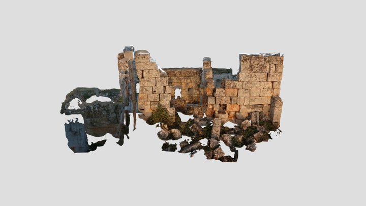 Bath In Patrsa, Dead Cities, Syria /  P-B1 3D Model