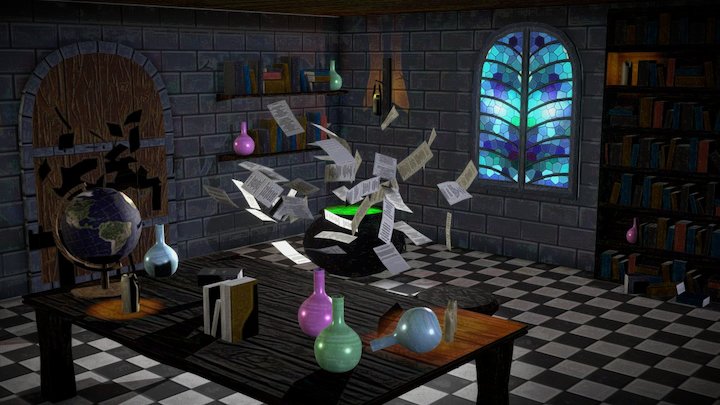Necromancer's Workshop 3D Model