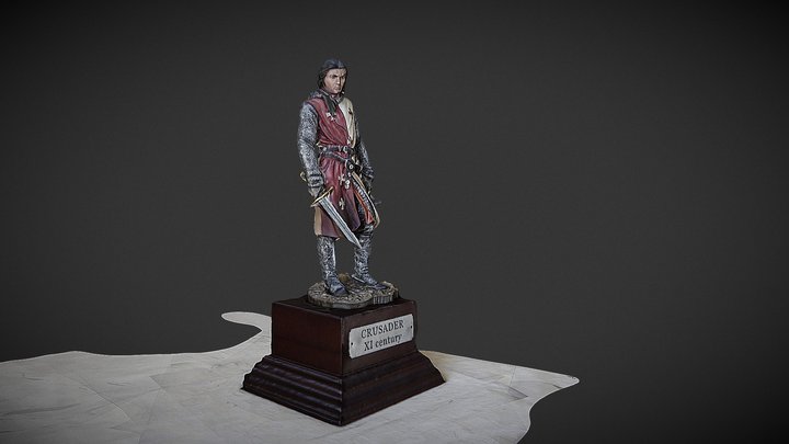 figura de soldado templario 3D Model