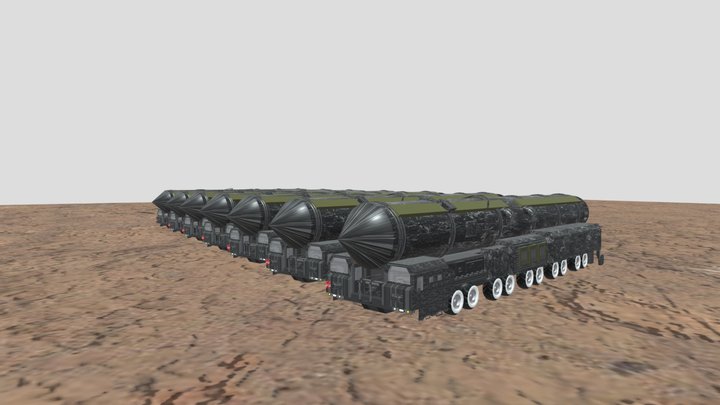Nuclear Truck / Nuclear Arsenal 3D Model