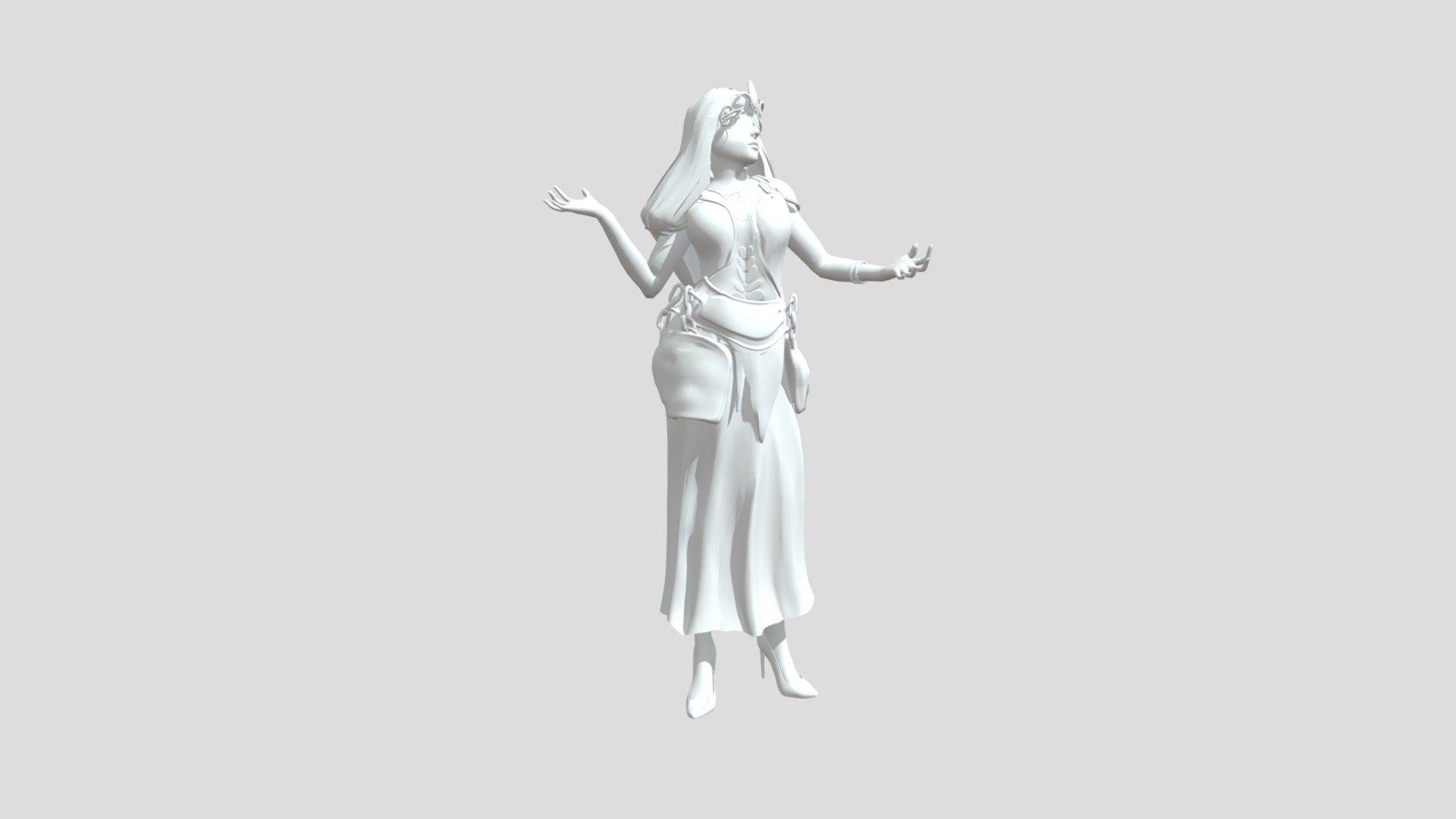 3D Statue Character Creation In Blender 💛 Download Free 3D model by DeerDesigneer [71fc843
